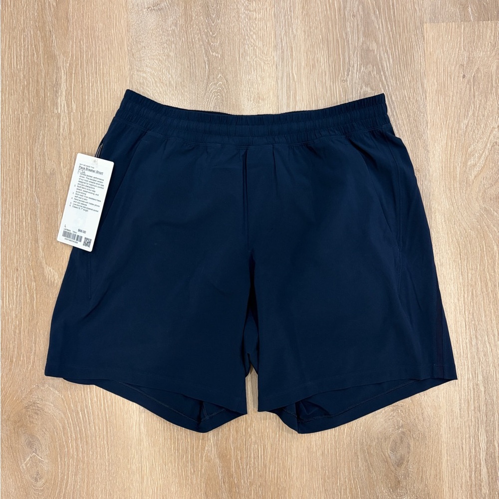 Lululemon Pacebreaker 7” Navy Blue Shorts